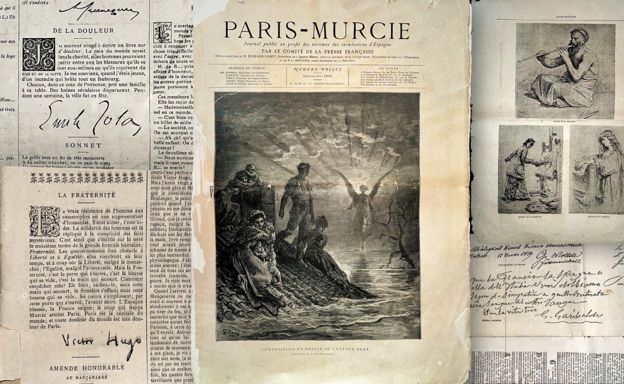 Cuando Victor Hugo lloró por Murcia: el excepcional apoyo de París tras la inundación de 1879